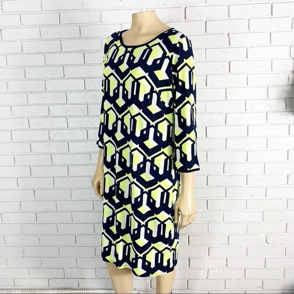 Laundry by Shelli Segal Geometric Shift Dress - Picture 4 of 8